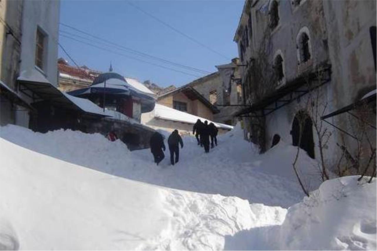Mostar pod snijegom