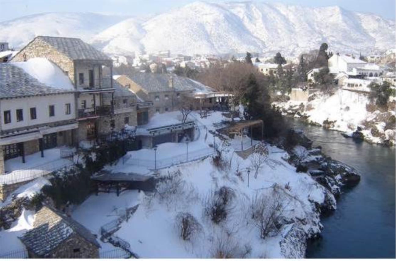 Mostar pod snijegom