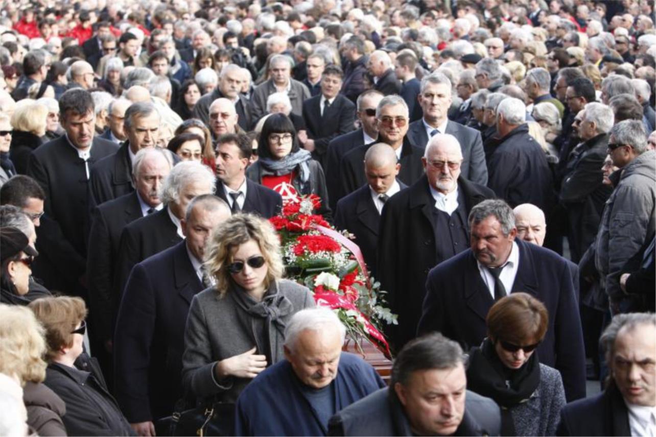 Ispraćaj Milorada Bibića Mosora