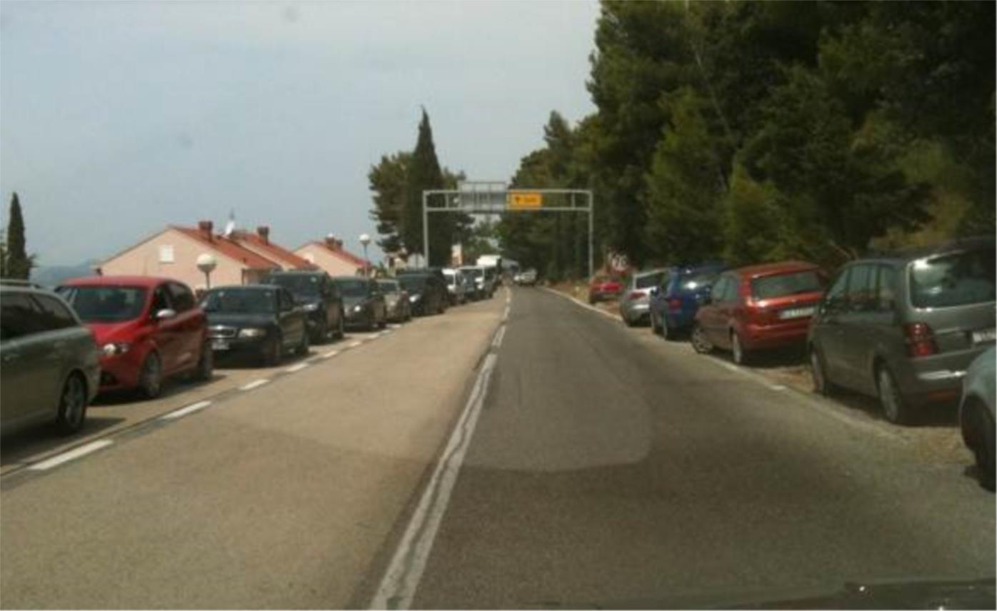 Gužve - istočni ulaz u grad