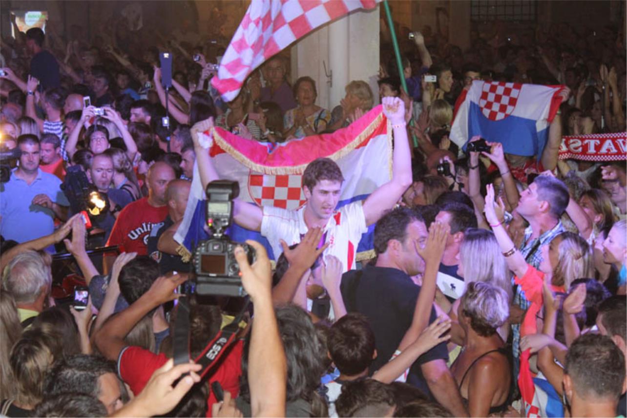 Doček vaterpolista