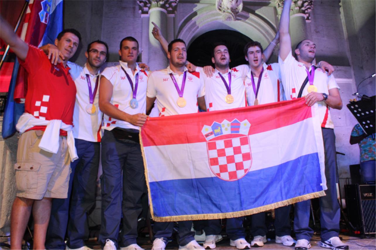 Doček vaterpolista