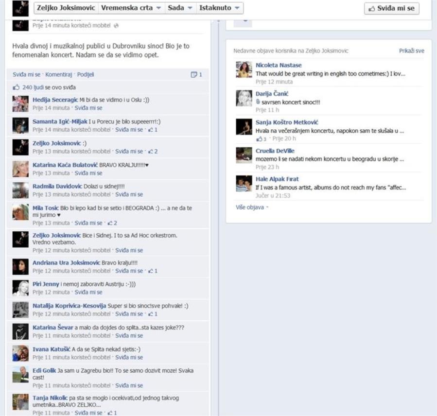 Joksimovic Facebook 0