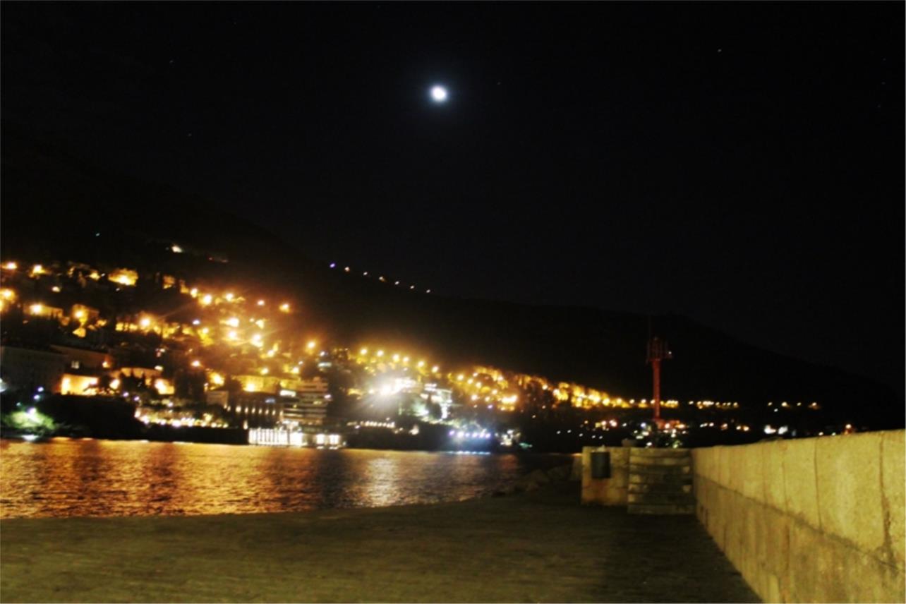 Porporela - noć