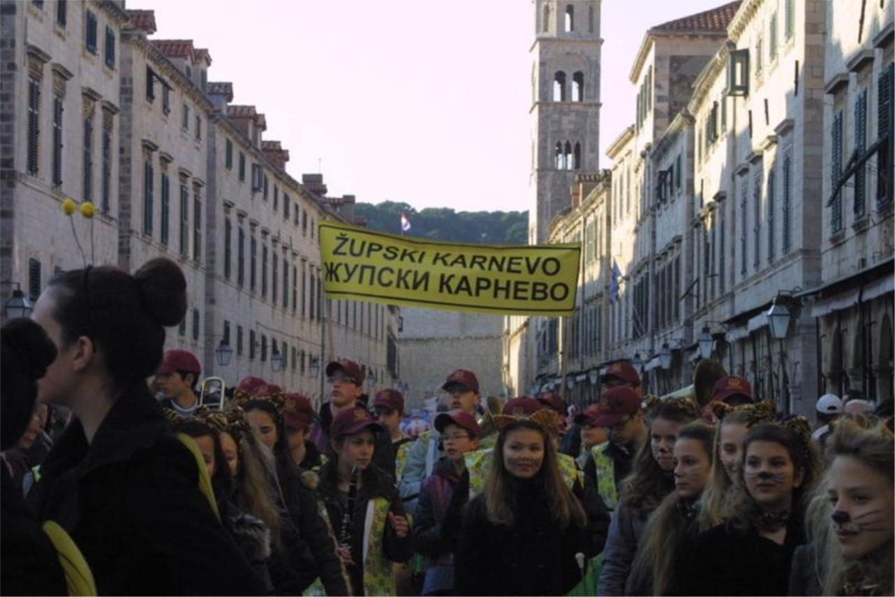 Župski karnevo na Stradunu 0
