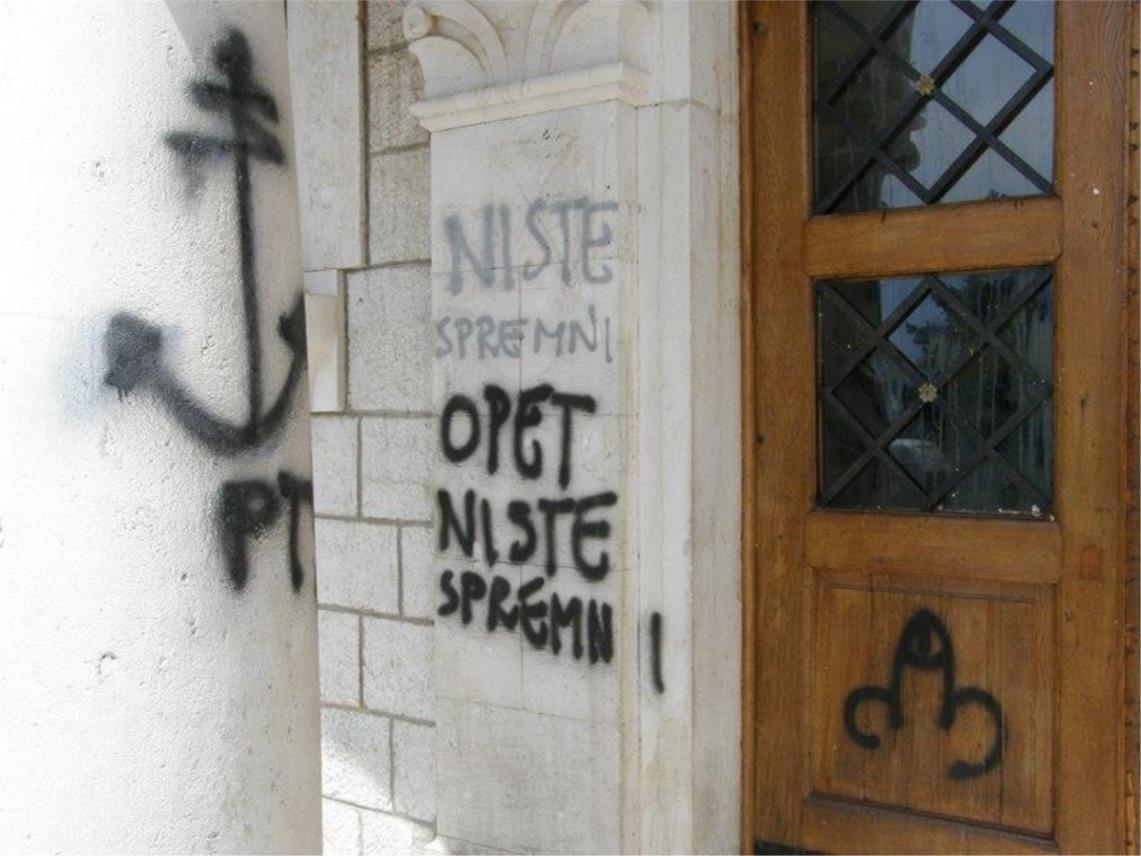 Vandalizam u dubrovačkoj Gimnaziji 0