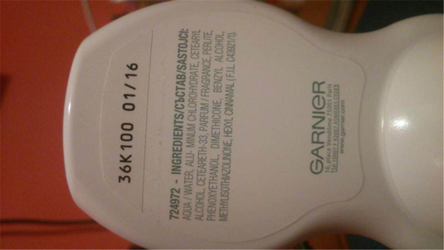 Roll on Garnier 0