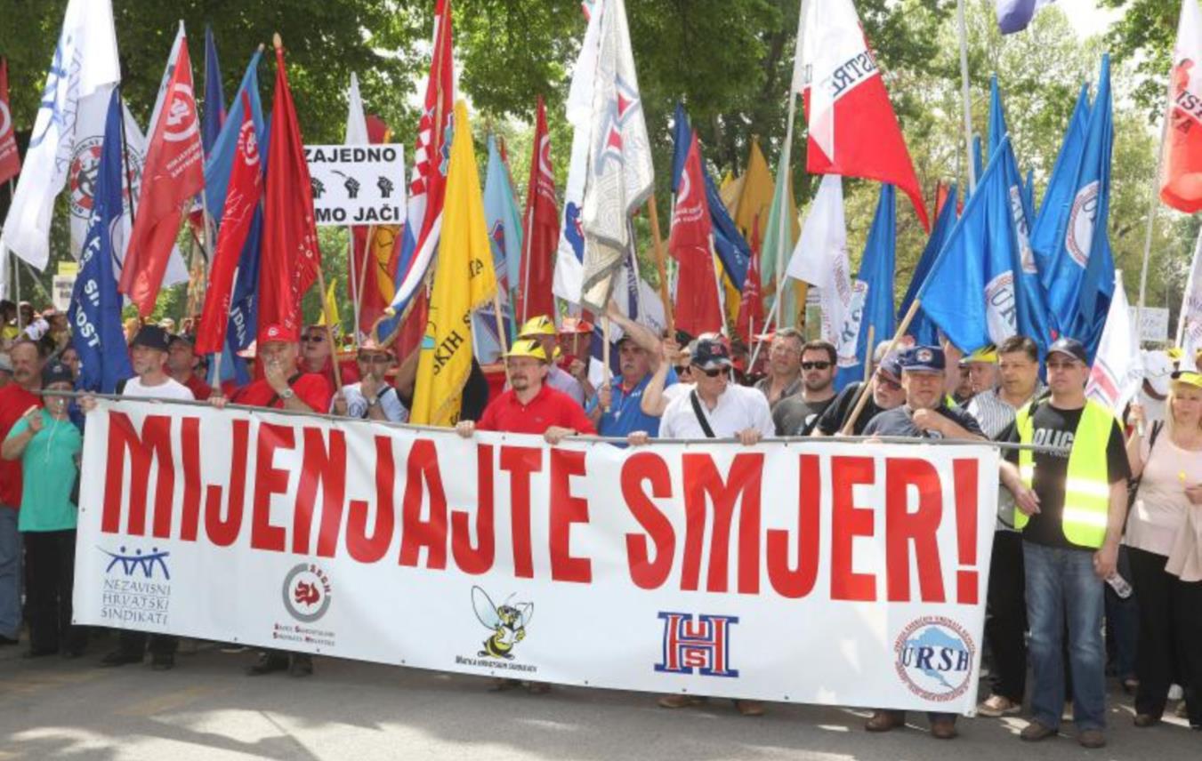 Prosvjed sindikalista