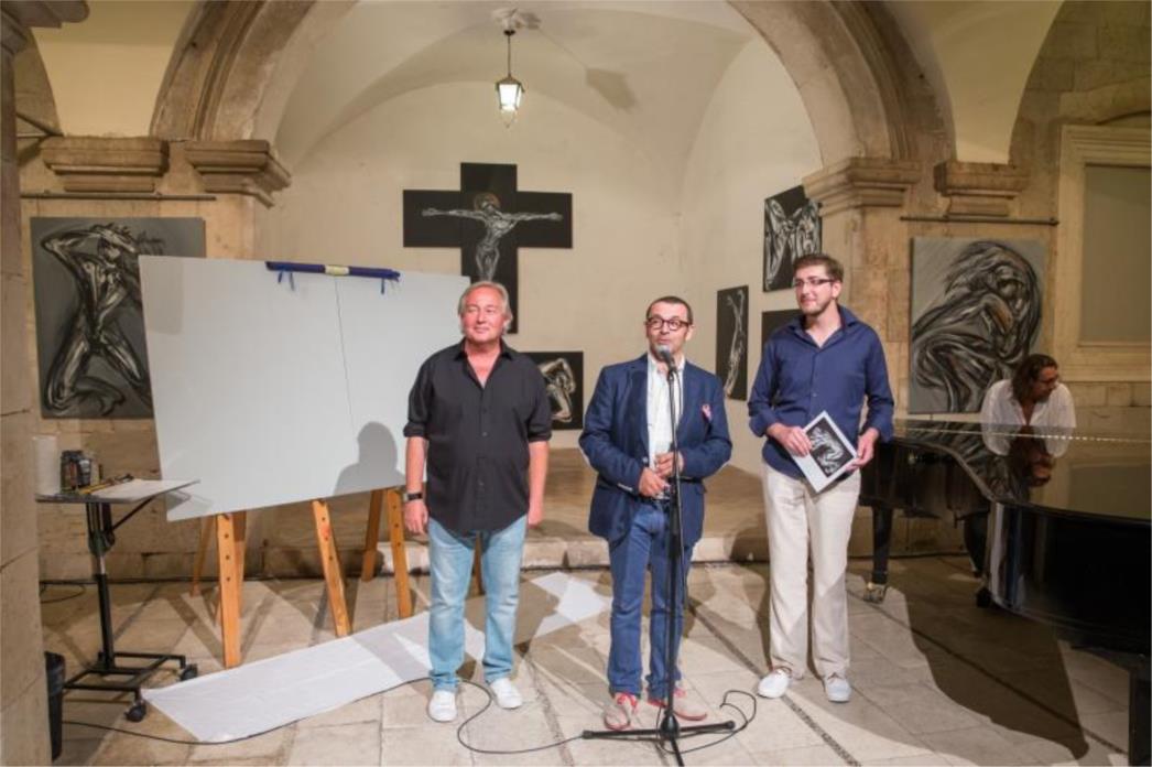 SINOĆ U PALAČI SPONZA:  Otvorena retrospektivna izložba Duška Šibla