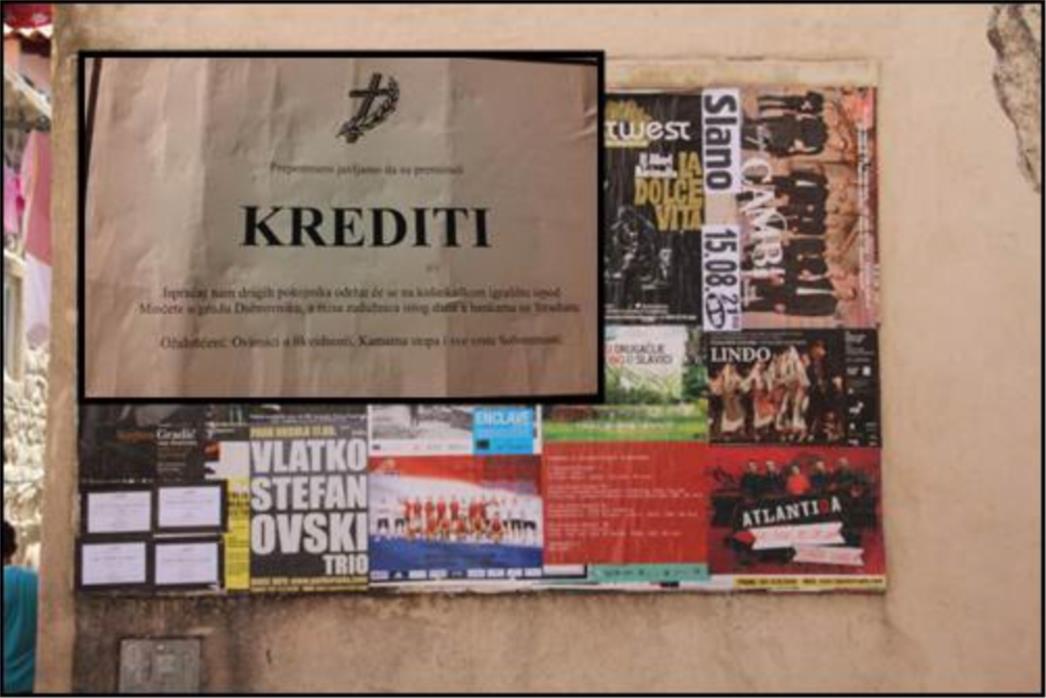 PO GRADU POLIJEPLJENE OSMRTNICE: Posljednji pozdravi kreditima, dugovima i starim ljubavima (FOTO)