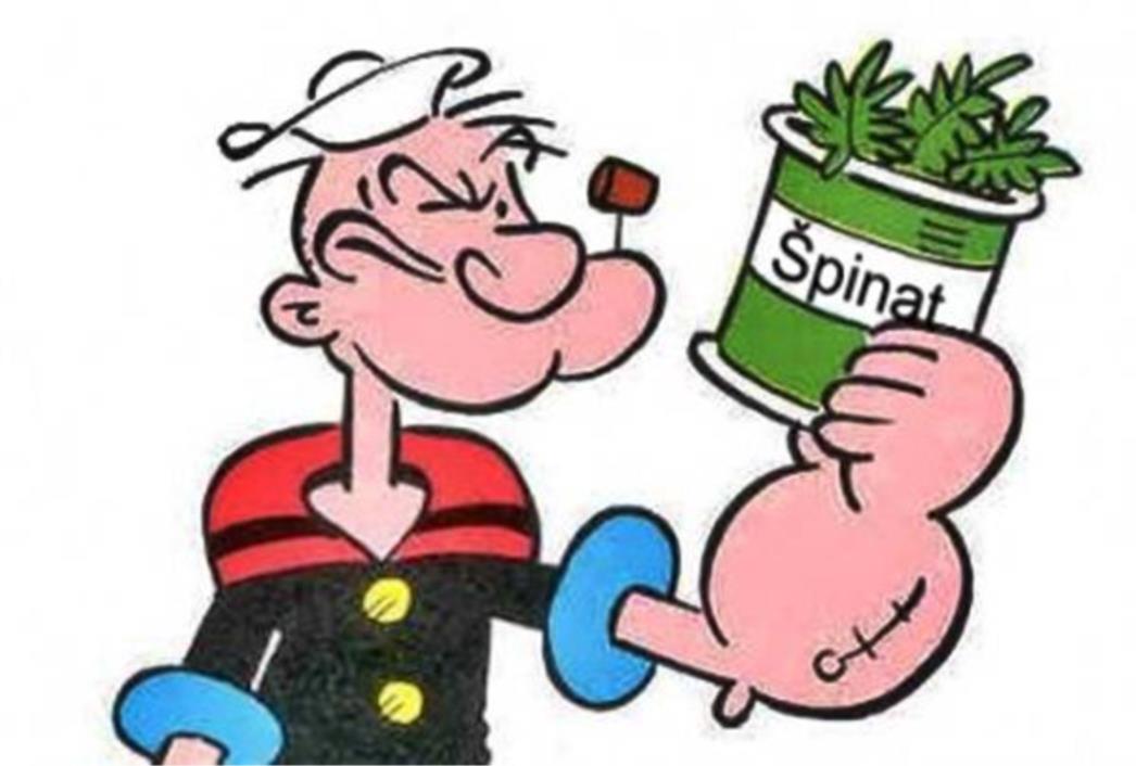  Snaga dolazi iz špinata