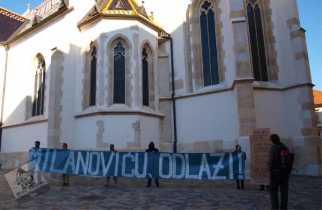 GRAĐANSKA AKCIJA: 'Milanoviću, odlazi! Ova Vlada čini ku*ac od ovce da nam bude bolje, i molimo je da prestane sr*ati po glavama naroda čiji su pripadnici'