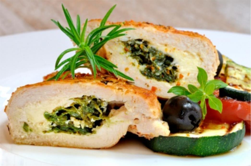 RECEPT DANA: Pileća prsa punjena špinatom