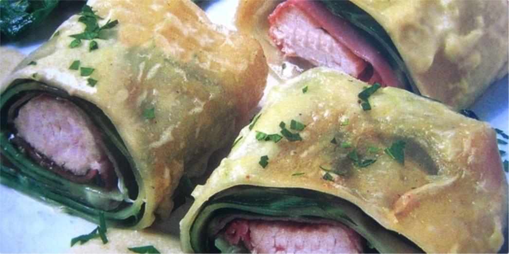 RECEPT DANA: Pileći svitci s blitvom i pršutom 