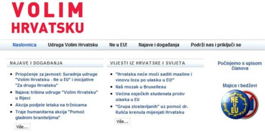 'Volim Hrvatsku' jajima na HDZ-ovu delegaciju