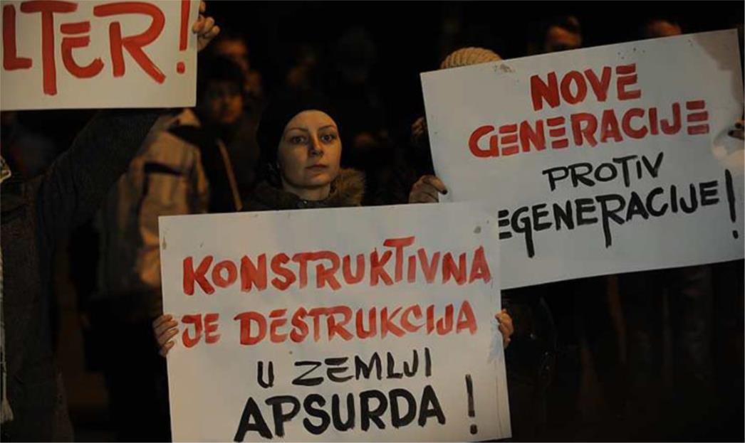HOĆE LI OPET DEMOLIRATI ZGRADE: Danas novo okupljanje prosvjednika u Sarajevu