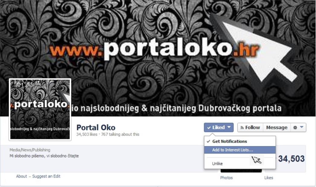 VAŽNA OBAVIJEST ZA ČITATELJE PORTALOKO.HR: Evo kako možete pratiti naše objave na Facebooku!