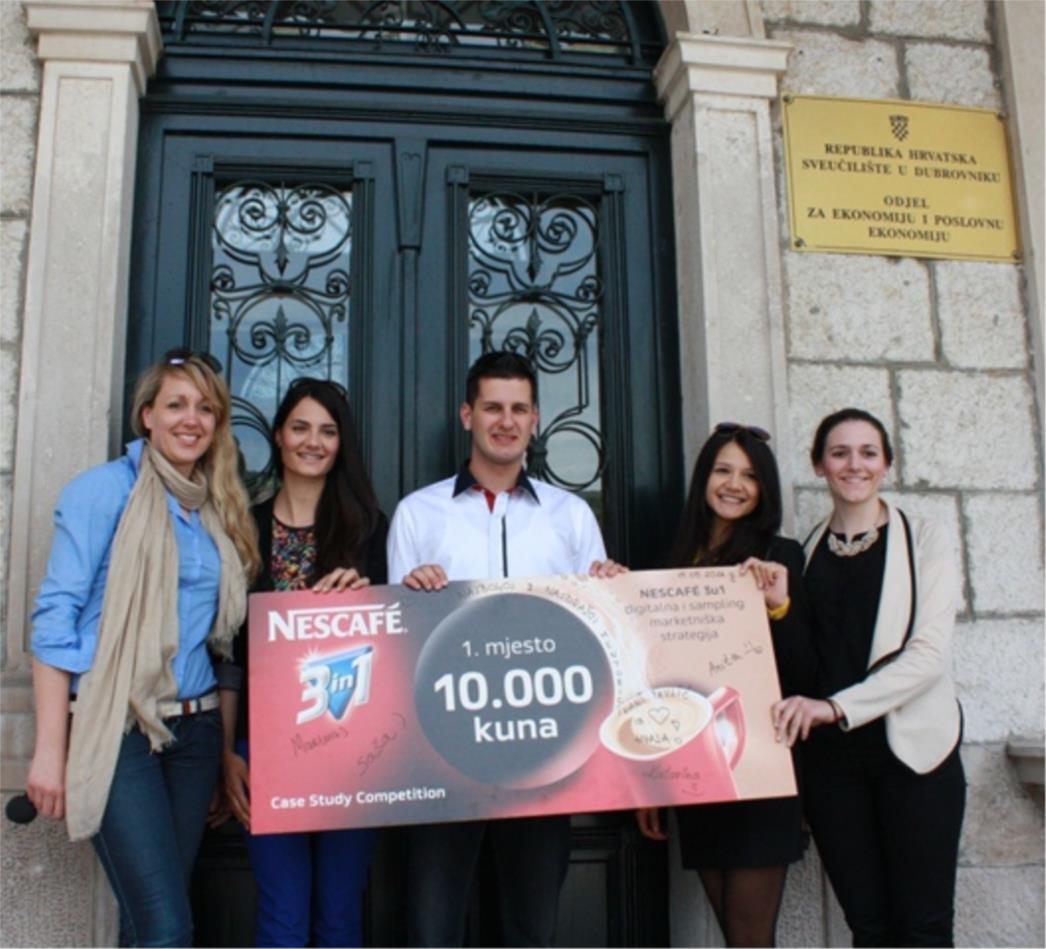 Dubrovački studenti Katarina, Martina, Anita i Saša izradili najbolji plan promotivne kampanje