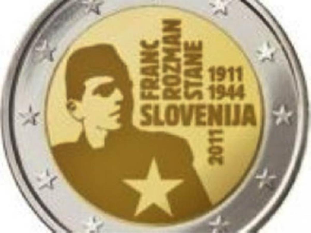 Slovenija izdaje prigodnu 'partizansku' kovanicu eura