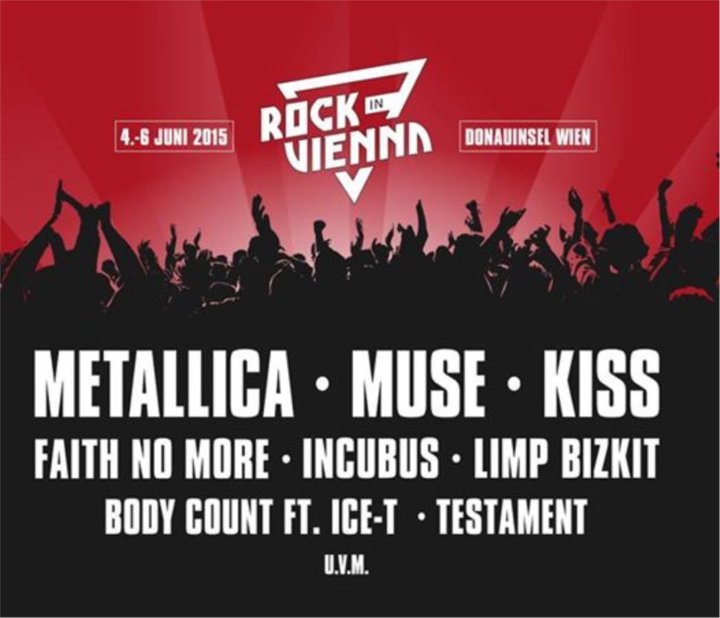 Rock in Vienna – 2015.godina u znaku Kissa, Metallice i Musea