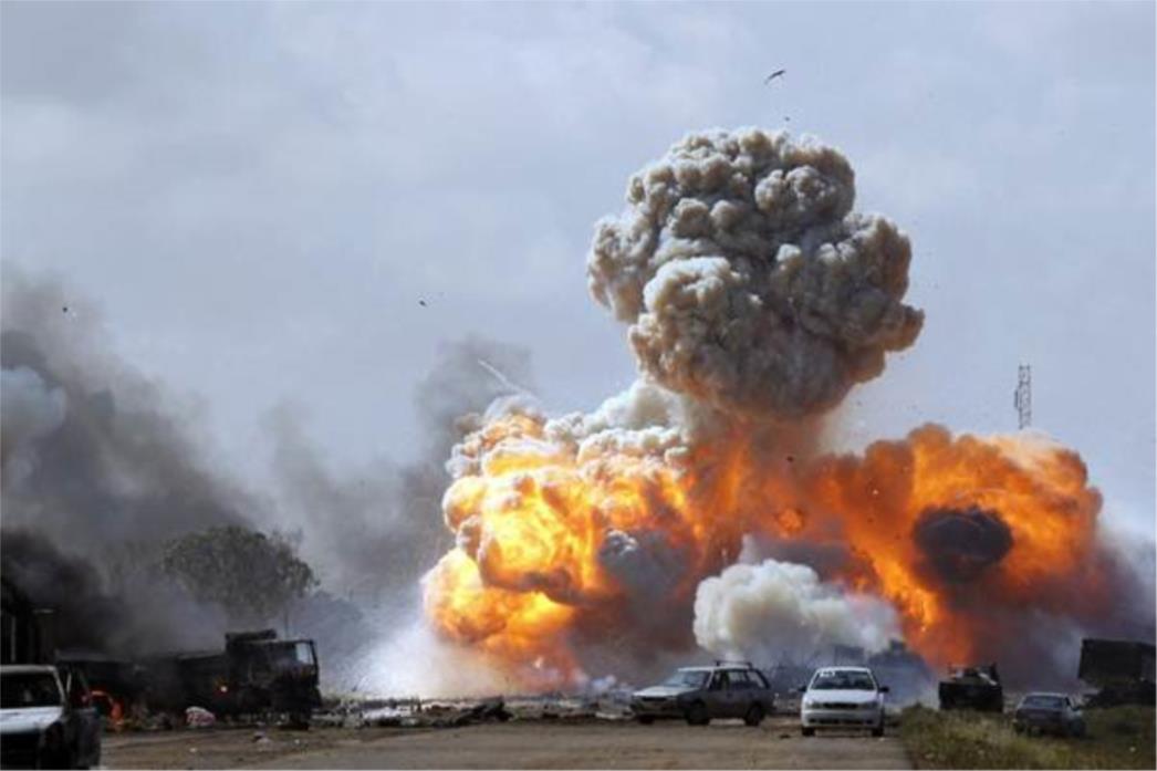 LIBIJA Gadafi bombardira Misratu ruskim raketama