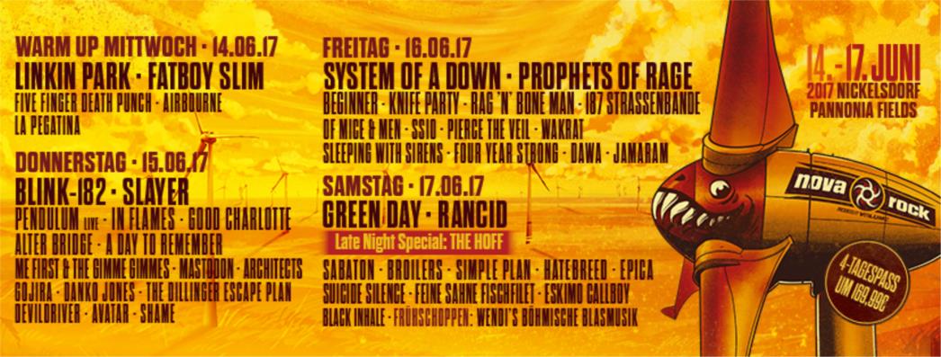 Kakav raspored - nova rock festival donosi najveća rock imena