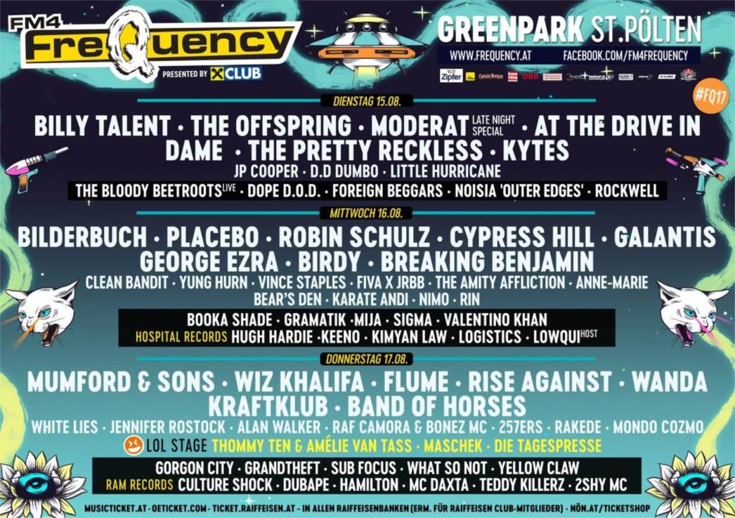 Kompletiran lineup Frequency festivaa