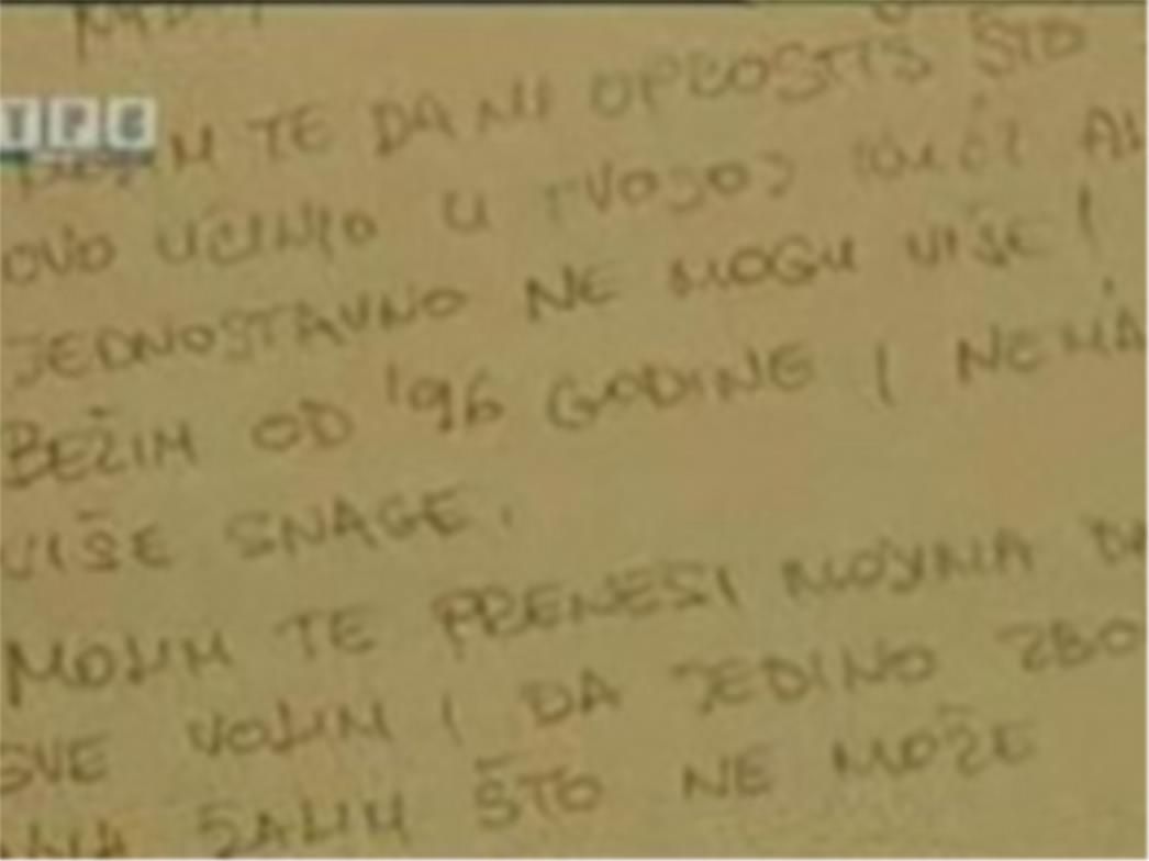Pogledajte pismo Dragana Paravinje