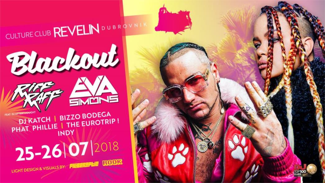 Riff Raff, Eva Simons, DJ Katch stižu na prvi Hip Hop i R'n'B festival u Dubrovniku
