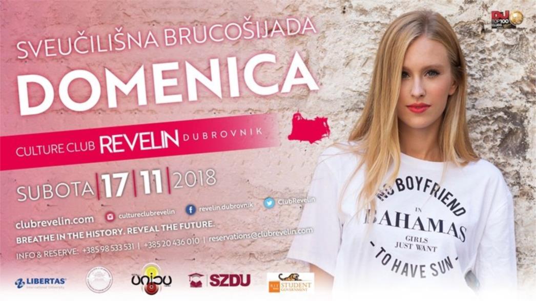 VEČERAS SVI U REVELIN Očekuje se luda zabava na Brucošijadi s Domenicom