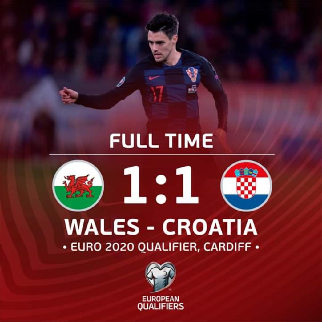 Podjela bodova u Cardiffu: Vatreni ostaju na čelu skupine uoči odlučujućih kvalifikacijskih utakmica u studenom!