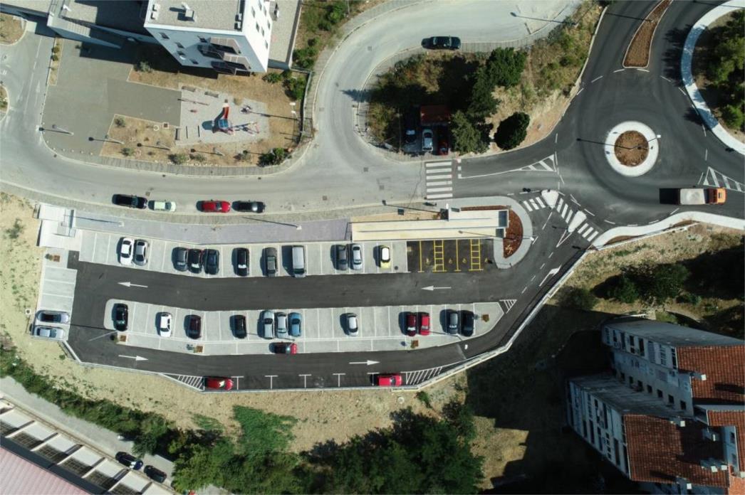 Završeno parkiralište s kružnim tokom u Mokošici kapaciteta 72 mjesta (FOTO/VIDEO)