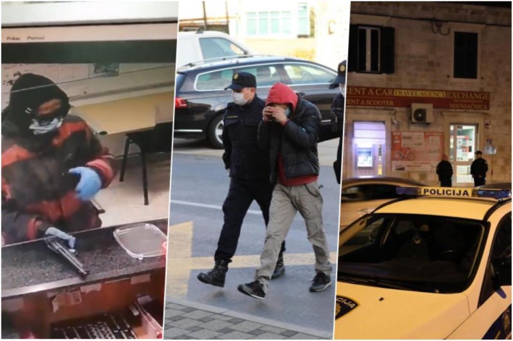 Jutros je na sud priveden osumnjičeni za razbojstvo mjenjačnice, jedva je izvadio pištolj
