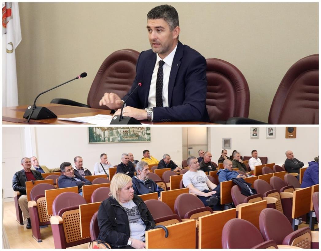 Gradonačelnik Franković održao sastanak s braniteljima na temu UPU Nuncijata