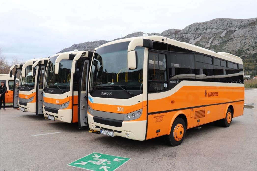 Libertas pojačao vozni park, stigla još tri autobusa financirana EU sredstvima