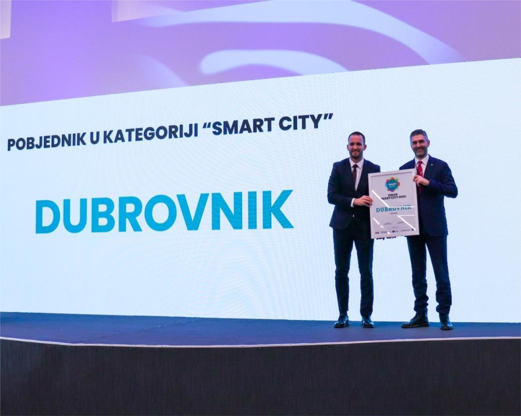 Grad Dubrovnik po treći put osvojio titulu najboljeg hrvatskog Smart City grada