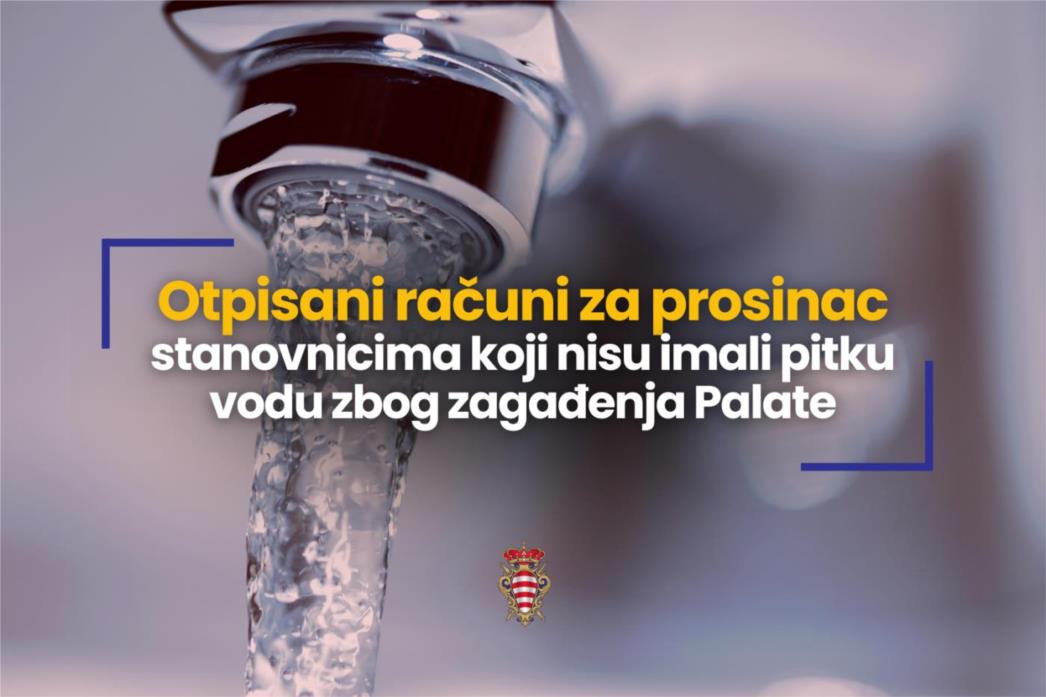 Otpisan račun za vodu naseljima pogođenim zagađenjem