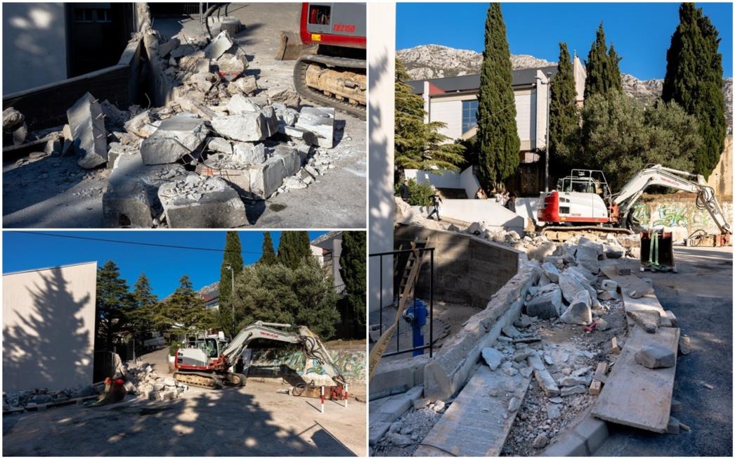 U Mokošici započeli radovi na okretištu ispred škole