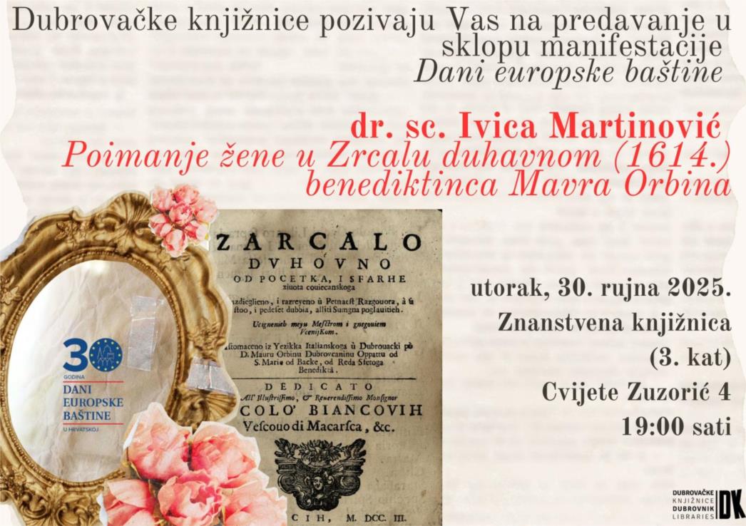 Predavanje o poimanju žene u Zrcalu duhovnom
