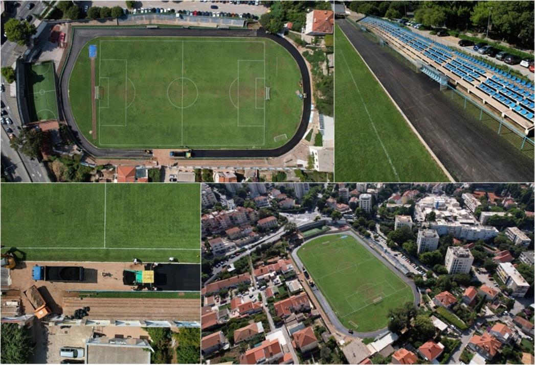 Nova atletska staza na stadionu Lapad gotovo završena