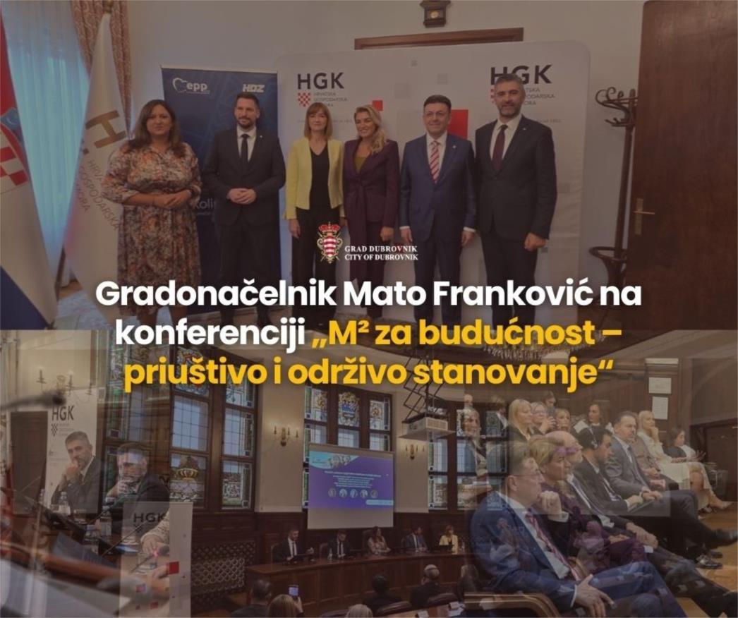 Gradonačelnik Franković na konferenciji o priuštivom stanovanju