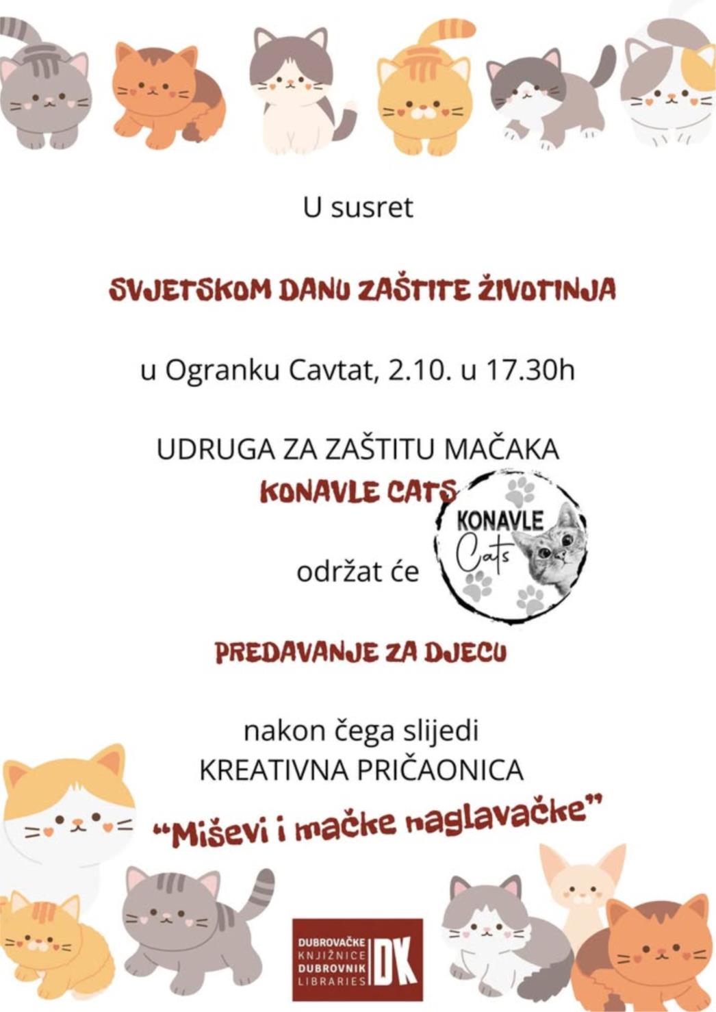 Obilježite Svjetski dan zaštite životinja u Cavtatu
