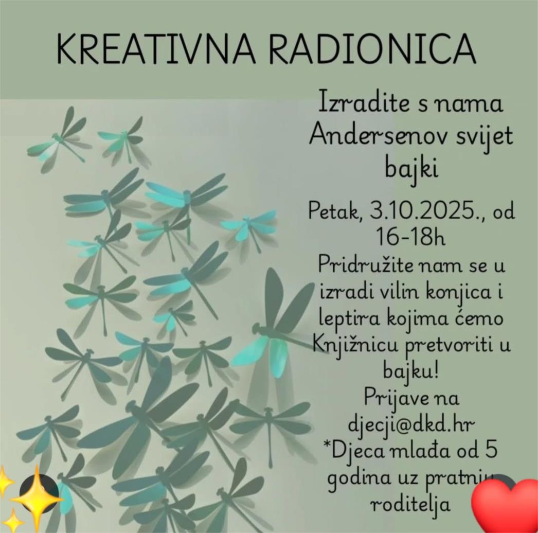 Andersenov svijet bajki: Kreativna radionica za djecu