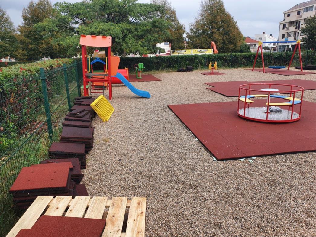 Završetak radova na uređenju vanjskog igrališta ispred Dječjeg vrtića Opuzen