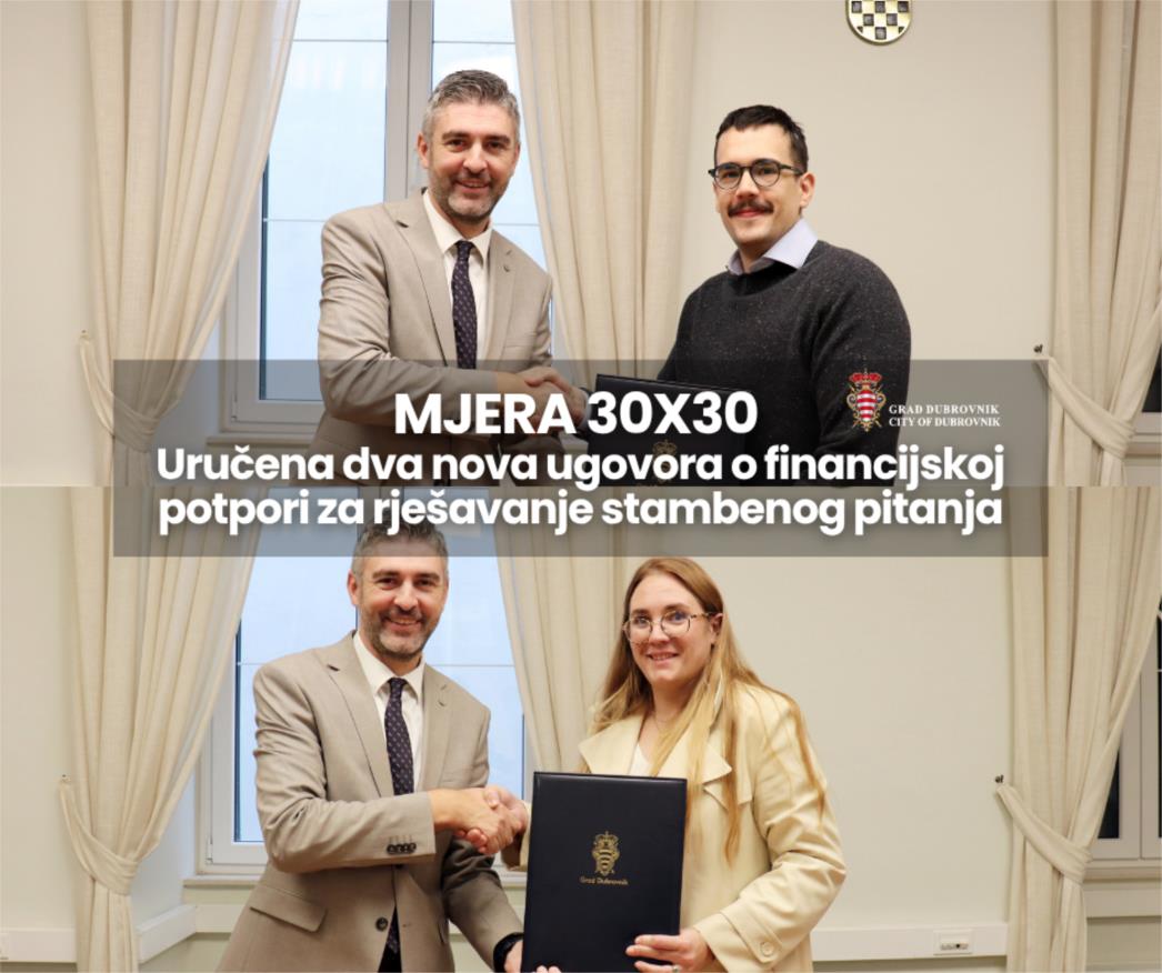 Grad Dubrovnik nastavlja s potporama za stambeno zbrinjavanje mladih obitelji