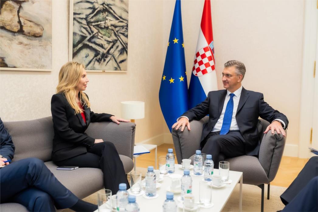 Plenković i McGraw: Ojačavanje odnosa Hrvatske i SAD-a