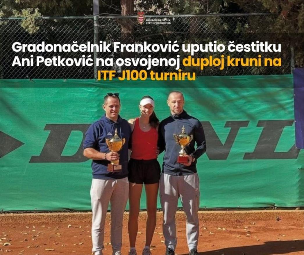 Gradonačelnik čestitao Ani Petković na duploj kruni