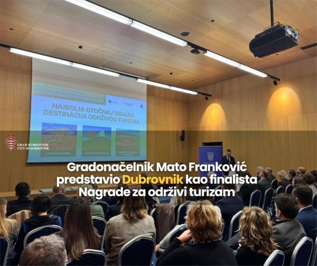 Dubrovnik kao finalist nagrade za održivi turizam