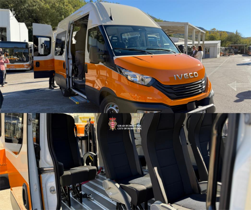 Novo vozilo za prijevoz osoba s invaliditetom u Dubrovniku