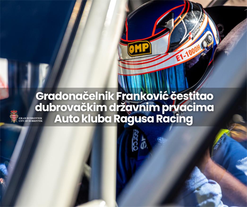 Gradonačelnik Franković čestitao državnim prvacima iz Ragusa Racinga